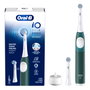 Oral-B iO Series 2 Cepillo de Dientes Eléctrico Recargable Forest Green con Estuche de Viaje, 3 Modos, Temporizador 2 Min, Sensor de Presión, 2 Cabezales