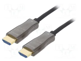 ASSMAN/DIGITUS Cable de fibra óptica híbrido DIGITUS HDMI® AOC, UHD 4K, 20 m