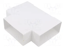 DOSPEL S.A. Camiseta plana de ABS en blanco 110x55mm