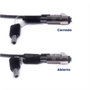 Ewent Cable de Seguridad Nano EW1239 con Llave, Negro, 1,8 m