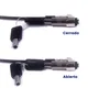 Ewent EW1239 Cable de Seguridad para Portátil con Ranura NANO, Compatible HP, Cable Acero 1.8m, Candado con Llave, Protección Antirrobo para Laptop, Monitor, TV
