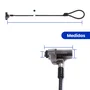 Ewent EW1239 Cable de Seguridad para Portátil con Ranura NANO, Compatible HP, Cable Acero 1.8m, Candado con Llave, Protección Antirrobo para Laptop, Monitor, TV