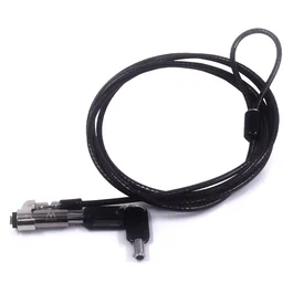 Ewent EW1239 Cable de Seguridad Antirrobo con Llave para Portátil HP y Ranura Tipo Nano (2.5x6mm) - Acero Revestido Vinilo 1.8m Negro