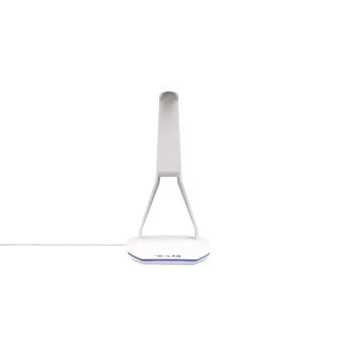 The G-Lab K-STAND HYDROGEN Soporte para auriculares con 2 puertos USB - Blanco