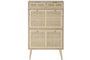 DKD Home Decor Zapatero Paulownia MDF 70x32x120 Rejilla Natural