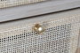 DKD Home Decor Zapatero Paulownia MDF 70x32x120 Rejilla Natural