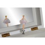 DKD Home Decor Joyero Musical de Madera y Espejo Blanco