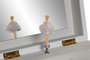 DKD Home Decor Joyero Musical de Madera y Espejo Blanco