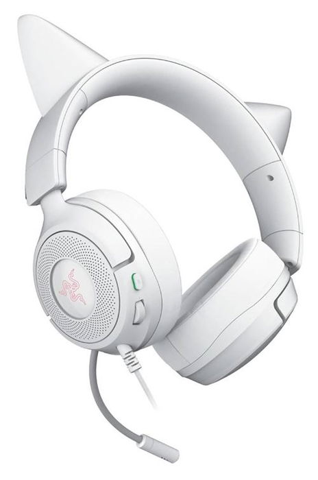 Razer Auriculares Kraken Kitty V3 X White RZ04-05350300-R3M1 Blancos Multiplataforma Conector 3.5mm