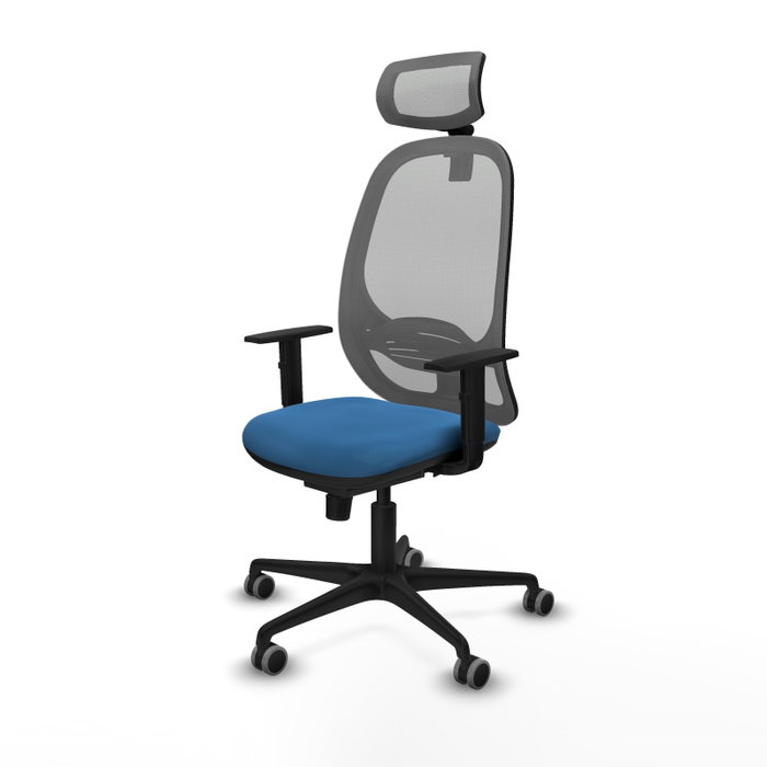 PIQUERAS Y CRESPO Silla de oficina Cilanco con mecanismo Sincro, Azul claro y Gris PIQUERAS Y CRESPO Silla de oficina Cilanco con mecanismo Sincro, Azul claro y Gris