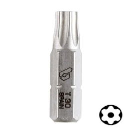 Wiha Punta Atornillar Mango 1/4'' Torx Seguridad 25mm Tx10
