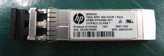 HP Hewlett Packard Enterprise 16Gb Fibre Channel SFP+ Transceptor Short Wave HP Hewlett Packard Enterprise 16Gb Fibre Channel SFP+ Transceptor Short Wave