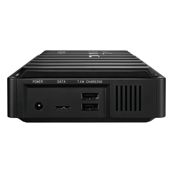 Western Digital WD_BLACK D10 8TB Disco Duro Externo para Gaming, USB 3.2, 3.5 Pulgadas, Negro - Game Drive