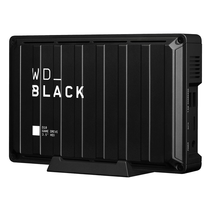 Western Digital WD_BLACK D10 8TB Disco Duro Externo para Gaming, USB 3.2, 3.5 Pulgadas, Negro - Game Drive
