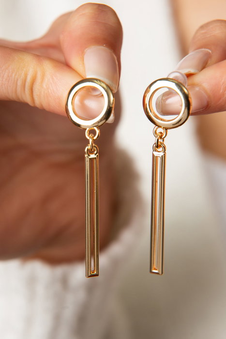 Heliophilia Silver CKP9068 Pendientes de metal, 2,9 cm de largo