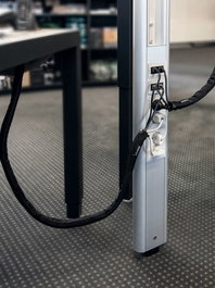 Vivolink Manga de cable premium de 80 cm con cremallera de doble vía, organizador de cables de alta calidad