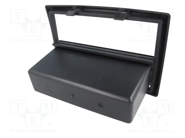 PER.PIC. Bastidor de montaje de radio para Renault Megane II, 2 ISO, negro PER.PIC. Bastidor de montaje de radio para Renault Megane II, 2 ISO, negro