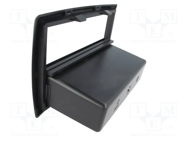 PER.PIC. Bastidor de montaje de radio para Renault Megane II, 2 ISO, negro PER.PIC. Bastidor de montaje de radio para Renault Megane II, 2 ISO, negro