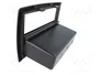 PER.PIC. Bastidor de montaje de radio para Renault Megane II, 2 ISO, negro