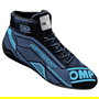 Omp OMPIC0-0829-A01-275-41 Zapatillas Deportivas FIA 8856-2018 Negro-Cian Talla 41