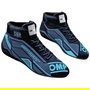 Omp OMPIC0-0829-A01-275-41 Zapatillas Deportivas FIA 8856-2018 Negro-Cian Talla 41