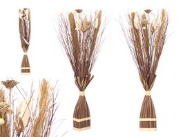 Giftdecor Ramillete Cuadrado Marron 14 x 100 x 10 cm (Set de 4)