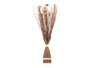 Giftdecor Ramillete Cuadrado Marron 14 x 100 x 10 cm (Set de 4)