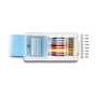 DeLOCK Adaptador RS-232 DB9 macho a 1 x Serie RS-232 RJ45 macho 1 m