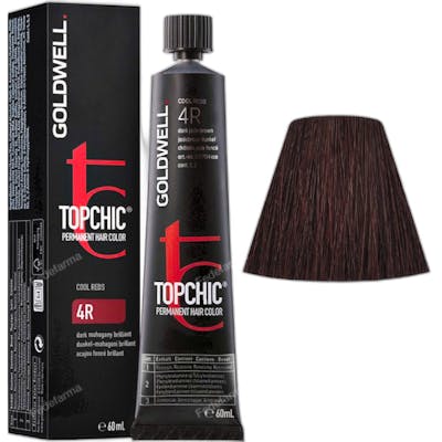 Goldwell TOPCHIC Coloración permanente 4R 60 ml