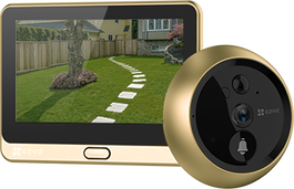 EZVIZ Mirilla y Timbre Inteligente DP2C Oro CS-DP2C-R100-6E2WPFB-GD Video 1080p
