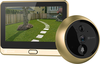 EZVIZ Mirilla y Timbre Inteligente DP2C Oro CS-DP2C-R100-6E2WPFB-GD Video 1080p EZVIZ Mirilla y Timbre Inteligente DP2C Oro CS-DP2C-R100-6E2WPFB-GD Video 1080p