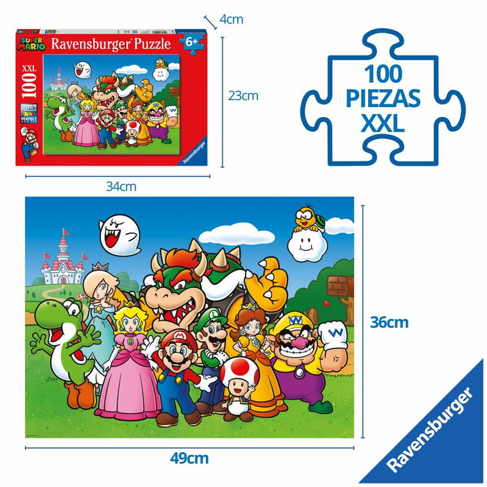 Ravensburger Puzzle Super Mario XXL 100 piezas