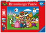 Ravensburger Puzzle 100 Piezas XXL con Personajes Super Mario, Edad 8+ Años, Caja e Instrucciones en Español