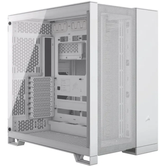 Corsair COR0840006664727 Caja para PC 6500D Airflow - Torre Media Doble Cámara - Blanco Corsair COR0840006664727 Caja para PC 6500D Airflow - Torre Media Doble Cámara - Blanco