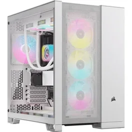 Corsair COR0840006664727 Caja para PC 6500D Airflow - Torre Media Doble Cámara - Blanco