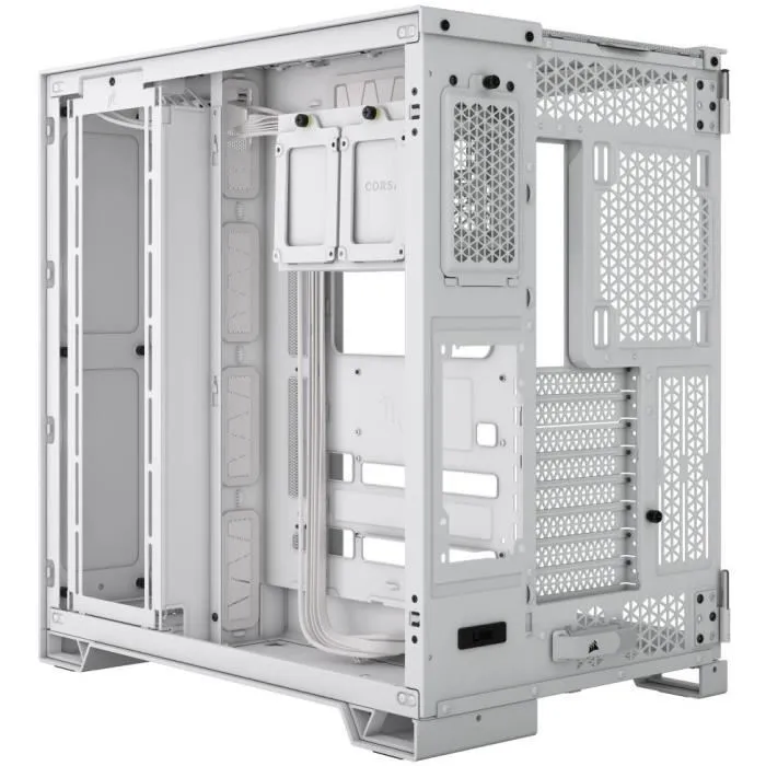 Corsair COR0840006664727 Caja para PC 6500D Airflow - Torre Media Doble Cámara - Blanco Corsair COR0840006664727 Caja para PC 6500D Airflow - Torre Media Doble Cámara - Blanco