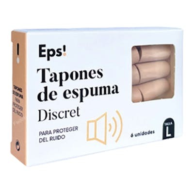 EPS! Tapón de espuma discreto 6 unidades EPS! Tapón de espuma discreto 6 unidades