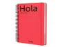 Liderpapel Agenda de Oficina 2027 Espiral Classic Día Página A6 Rojo