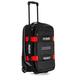 Sparco S016438MRRS Mochila de Viaje Negro-Rojo Grande 142 Litros Estilo Martini Racing