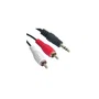 Nanocable Cable de Audio Estéreo Jack 3.5mm a 2x RCA 10m