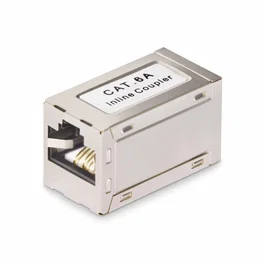 StarTech Acoplador RJ45 Blindado Cat6a Hembra-Hembra Plata