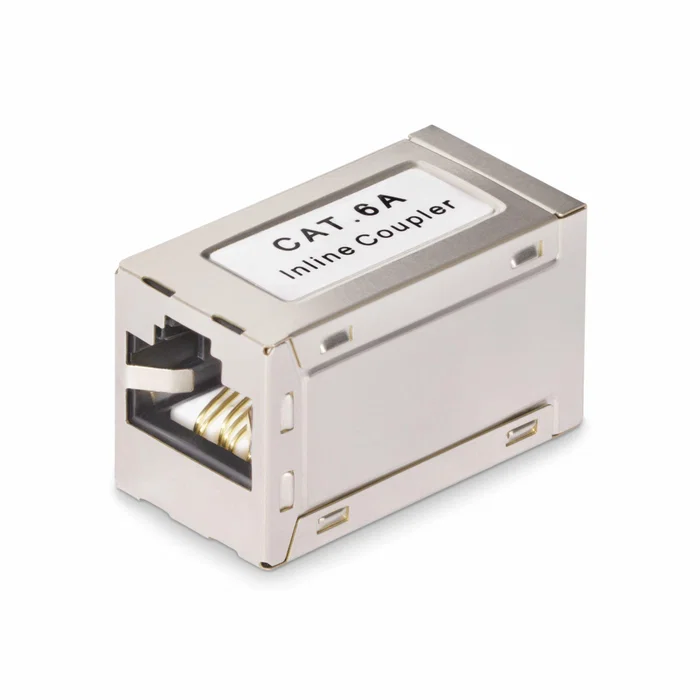 StarTech Acoplador RJ45 Blindado Cat6a Hembra-Hembra Plata