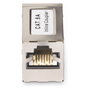 StarTech Acoplador RJ45 Blindado Cat6a Hembra-Hembra Plata