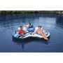 Bestway Rueda Doble Hinchable con Asas Rapid Rider 251x132 cm Playa y Piscina 43113