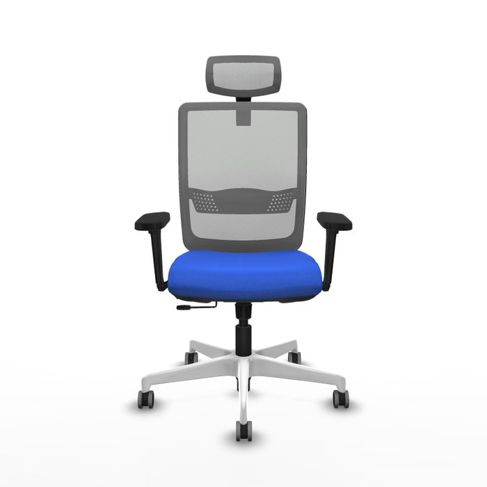 PIQUERAS Y CRESPO Silla de oficina Haches Azul y Gris PIQUERAS Y CRESPO Silla de oficina Haches Azul y Gris