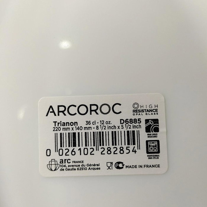 Arcoroc Rabanera Opal Trianon de 22 cm Blanco