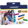 Manley Lápices Pastel Suaves de 36 Colores Surtidos