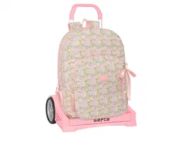 Safta Mochila 876 con carro Evolution Vicky Martin Berrocal 460x300x140 mm
