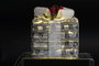 DKD Home Decor Set de 3 LED Ratan Nevado Blanco