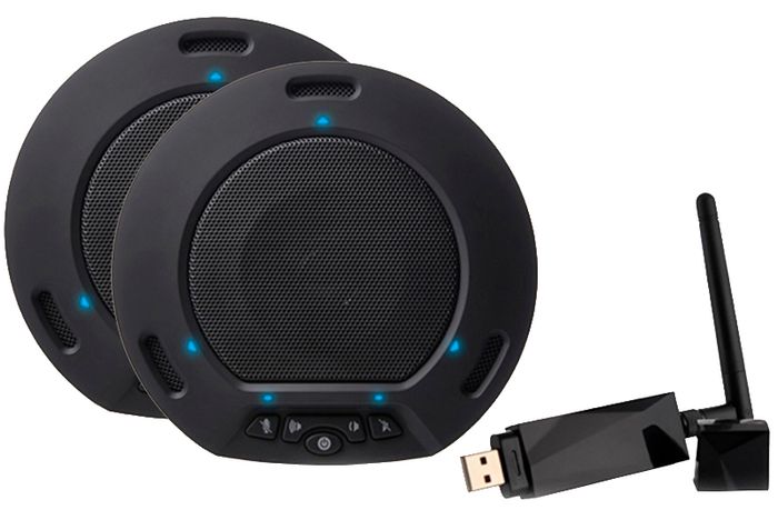 Laia T-Pod Dual Kit de Micrófono y Altavoz Inalámbrico con WiFi Laia T-Pod Dual Kit de Micrófono y Altavoz Inalámbrico con WiFi